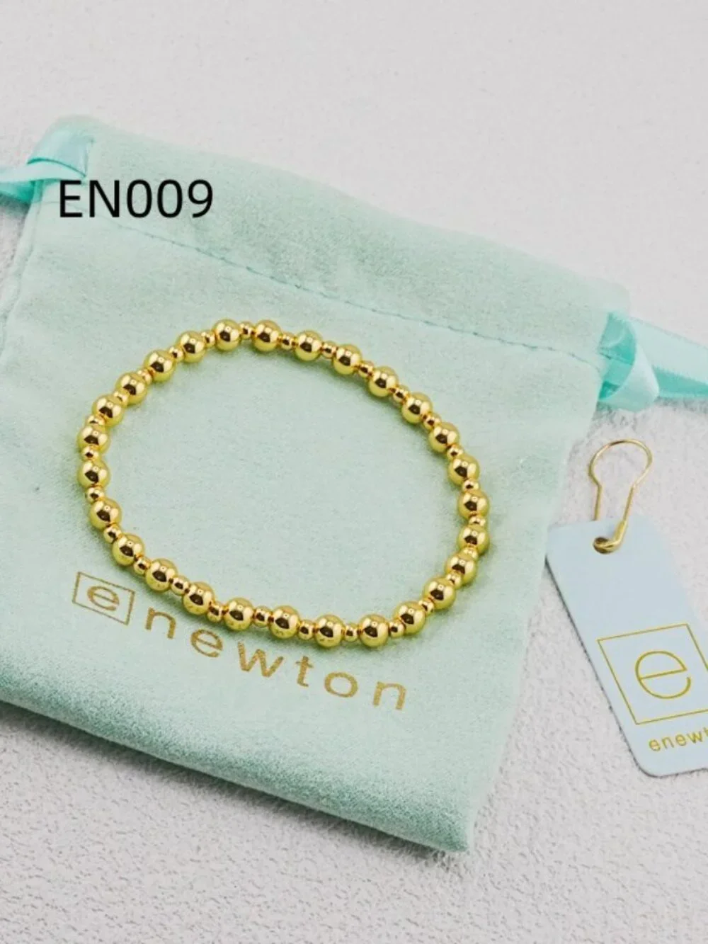 Enewton Gold Mixed-Size Bead Bracelet
